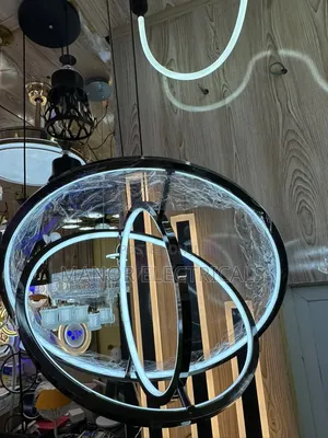 Luxury Black Frame Shiny Chandelier