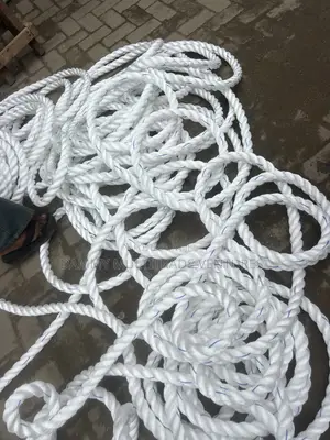 Heavy-Duty White Synthetic Rope