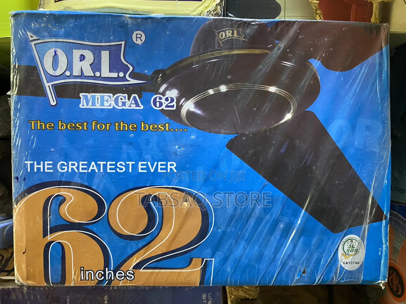ORL 62 Inches Ceiling Fan | Brown | Mega 62