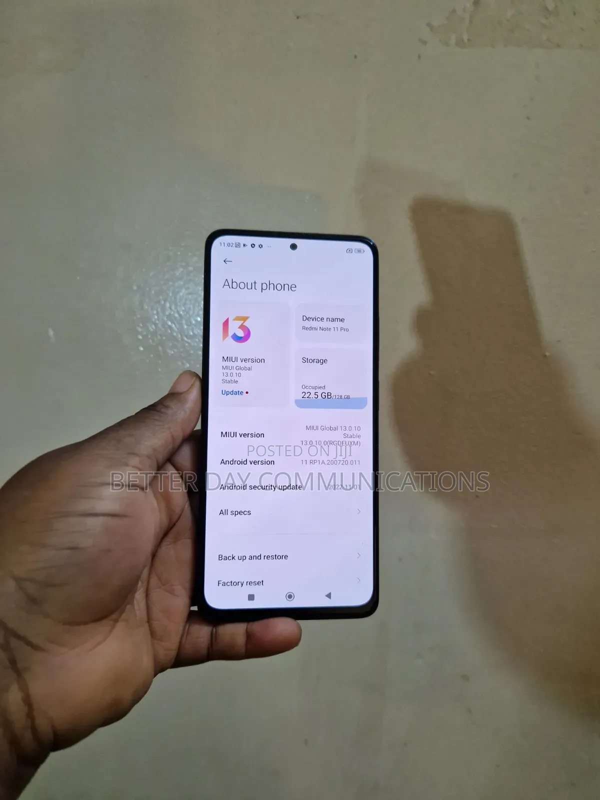Xiaomi Redmi Note 11 Pro 128 GB Black