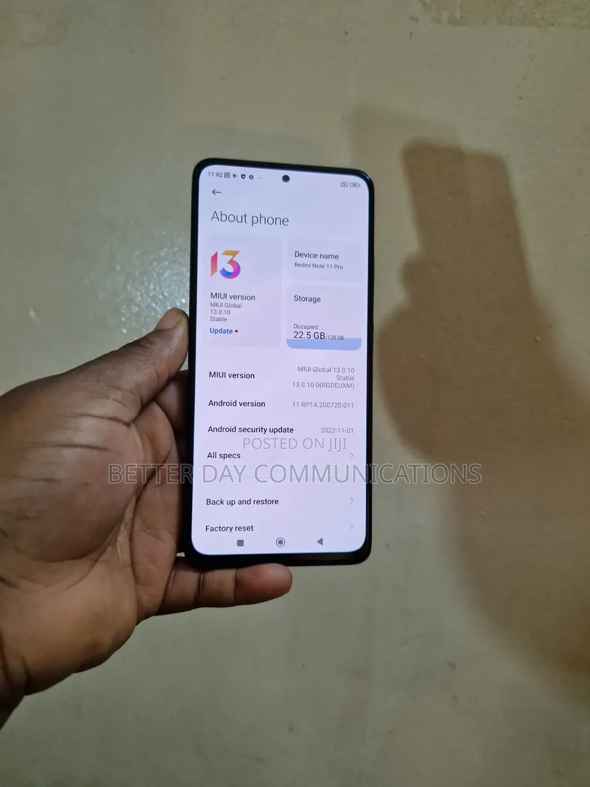 Xiaomi Redmi Note 11 Pro 128 GB Black