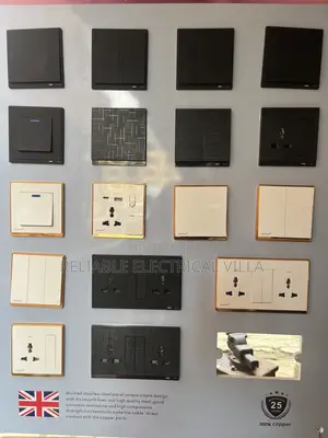 White and Gold Sockets