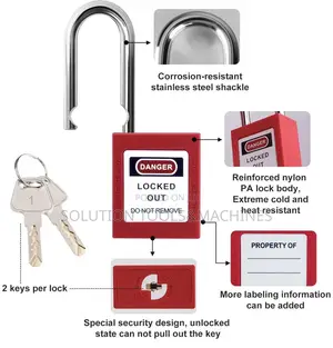 Safety Lotto Lockout Key Station Padlock