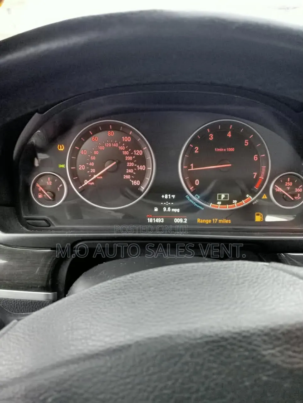 BMW 528i 2012 Black