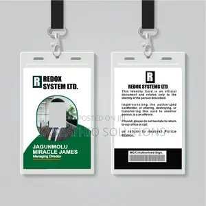 ID Card Design With Printing | PVC, Staff Business ID Cards in Lagos