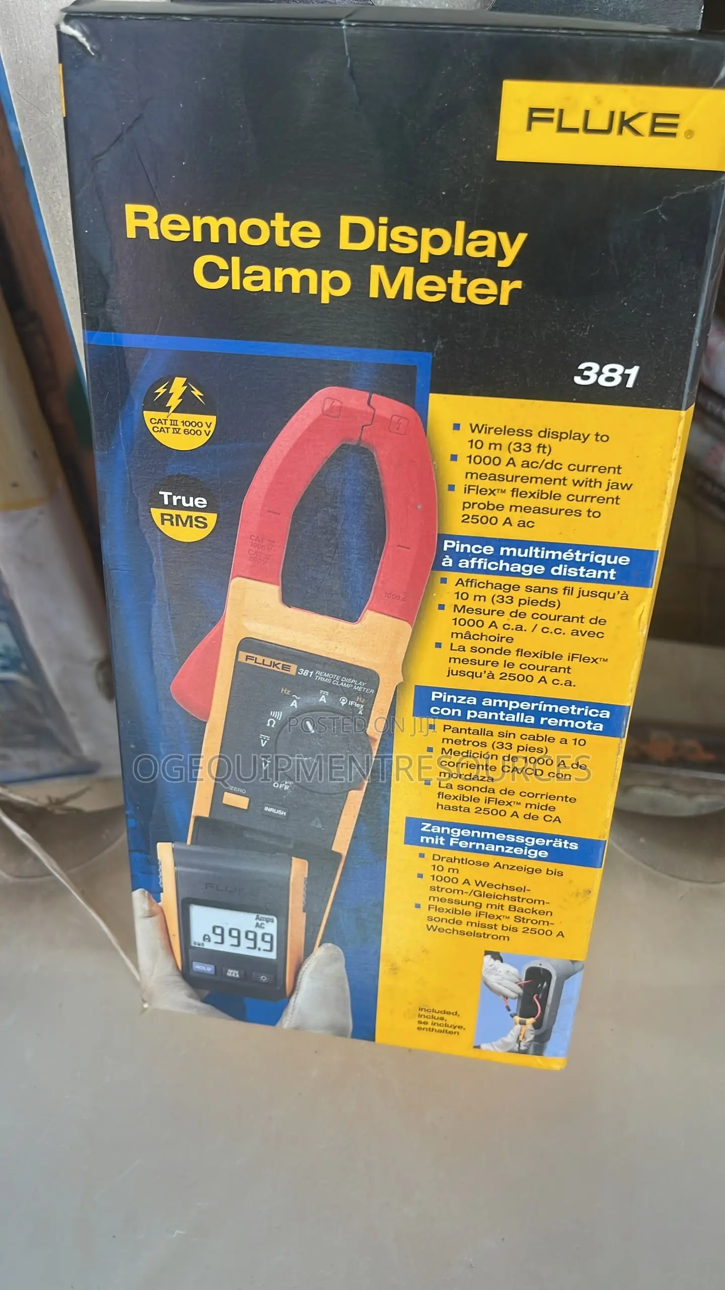 Fluke 381 Remote Display Clamp Meter