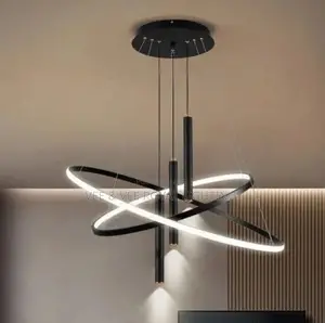 Modern LED Ring Chandelier - For Living Room, Bedroom, Reception