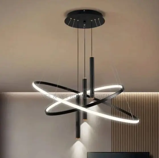 Modern LED Ring Chandelier - For Living Room, Bedroom, Reception