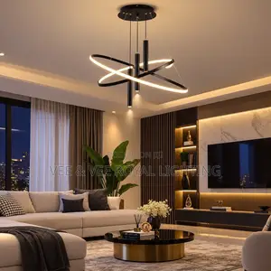 Modern LED Ring Chandelier - For Living Room, Bedroom, Reception