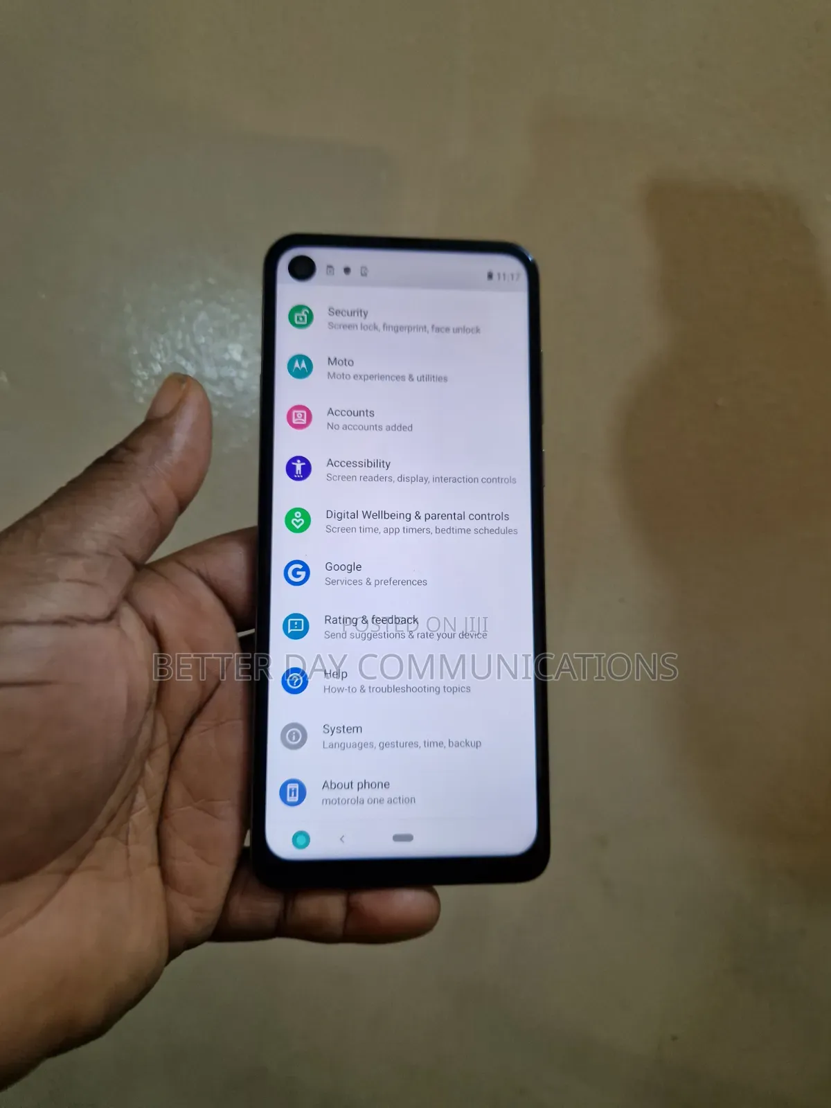 Motorola One Action 128 GB White