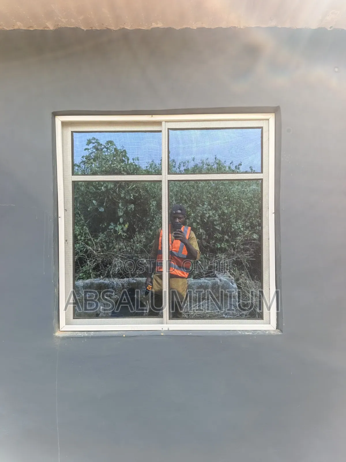 Aluminium Sliding Window With Fixed Net