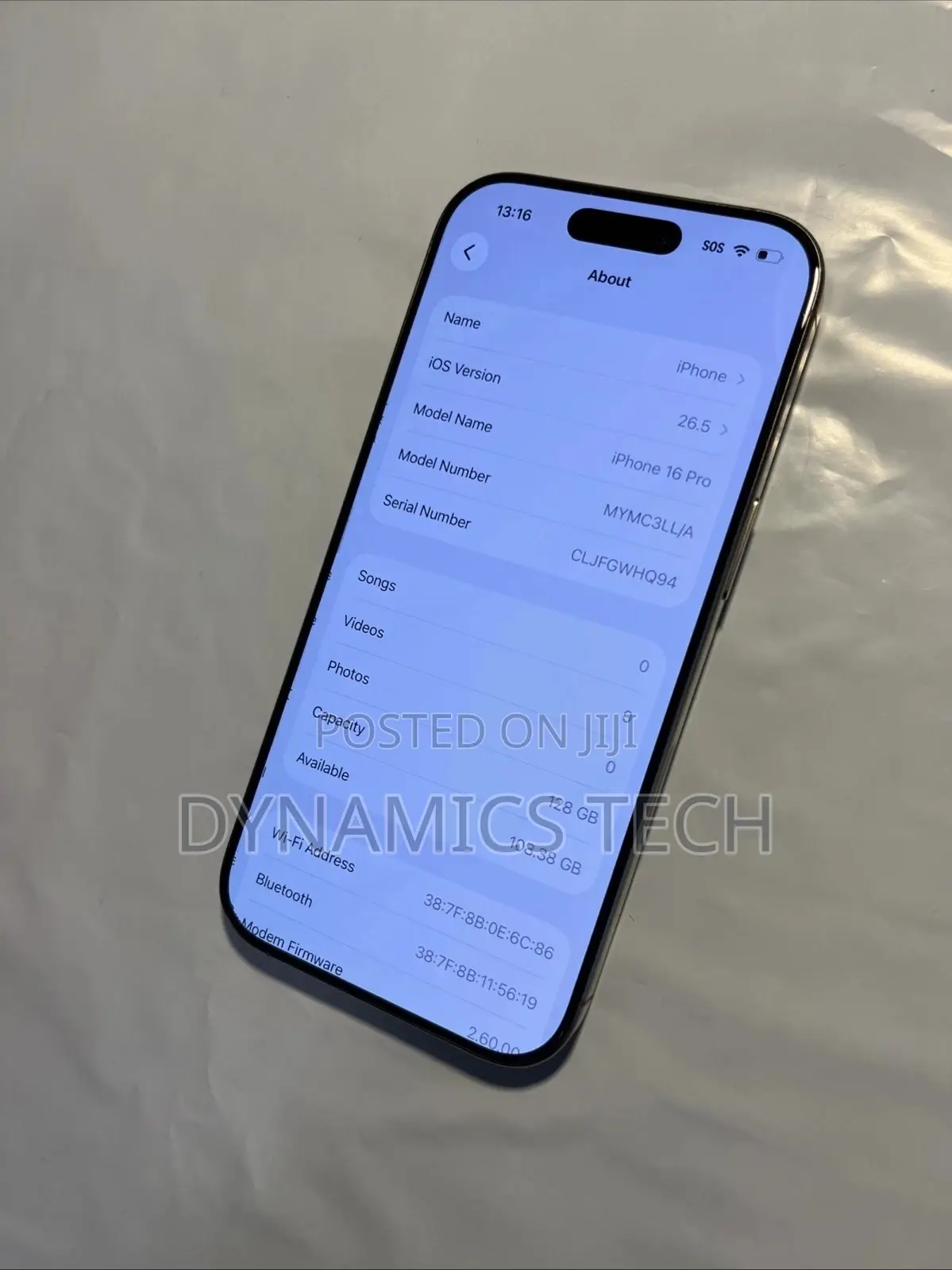 Apple iPhone 16 Pro 128 GB Black