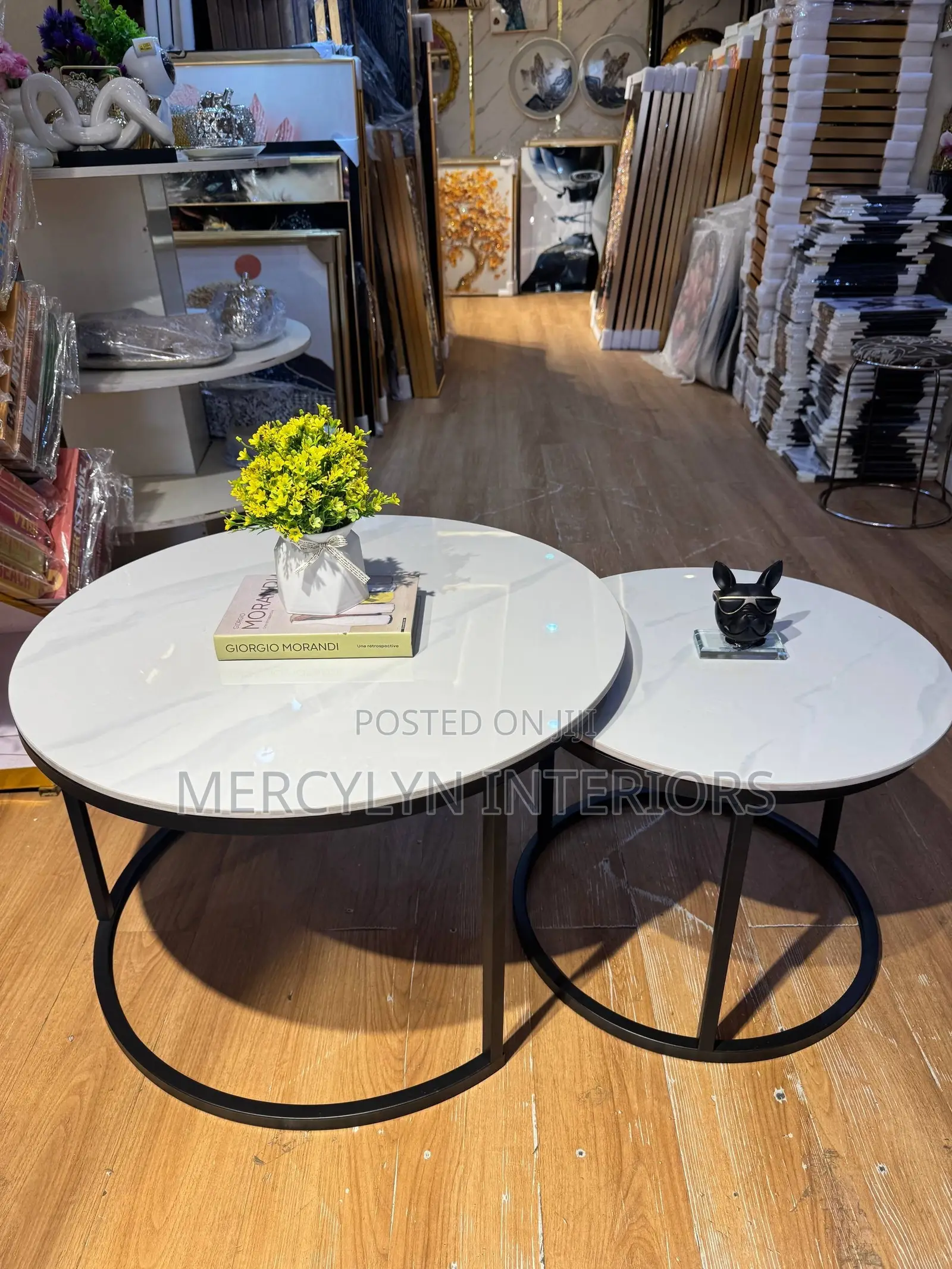 2 in 1 Marble Center Table