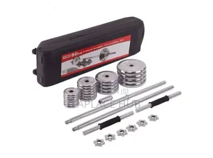 York Fitness 50kg Chrome Dumbbell Set