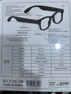 Ai Smart Glasses 8-Megapixels