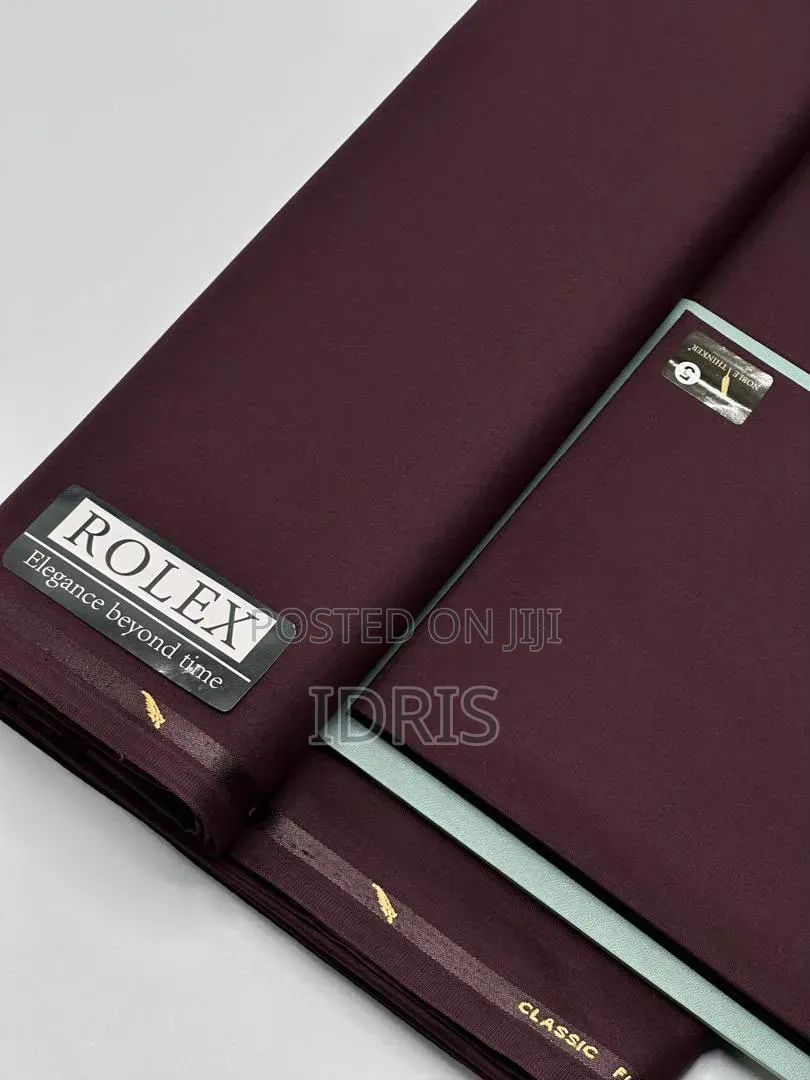 Rollex Fabric, Quality Material, Different Colours.