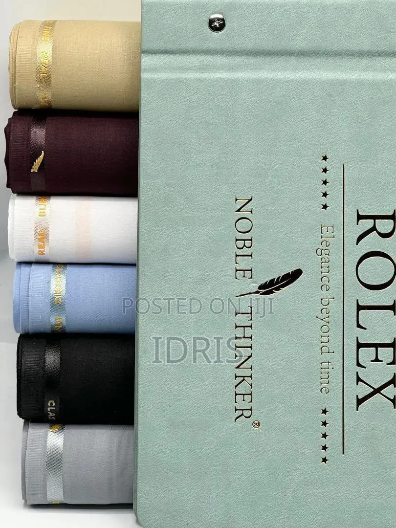 Rollex Fabric, Quality Material, Different Colours.