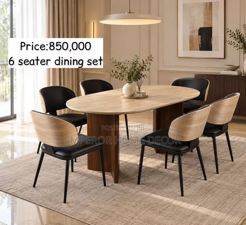 Modern 6 Seater Luxury Dining Set
