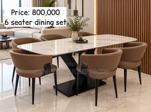 Modern 6 Seater Luxury Dining Set