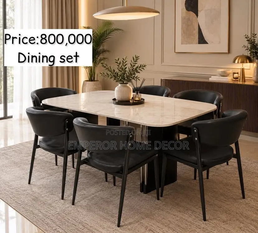 Modern 6 Seater Luxury Dining Set