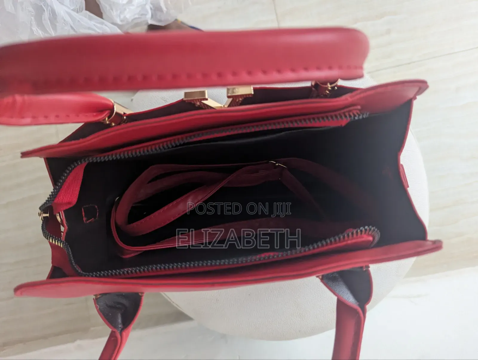 Brand New Classy Croc-Embossed Structured Handbag – Limited Stock