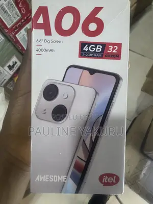 New Itel A06 32 GB Black