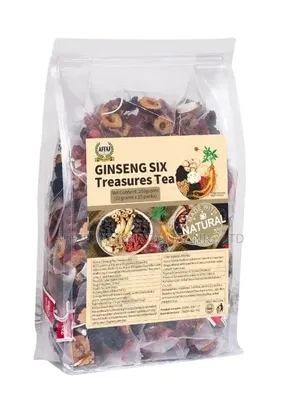 Original Ginseng Six Treasure Tea – 6 Herbal Ingredients