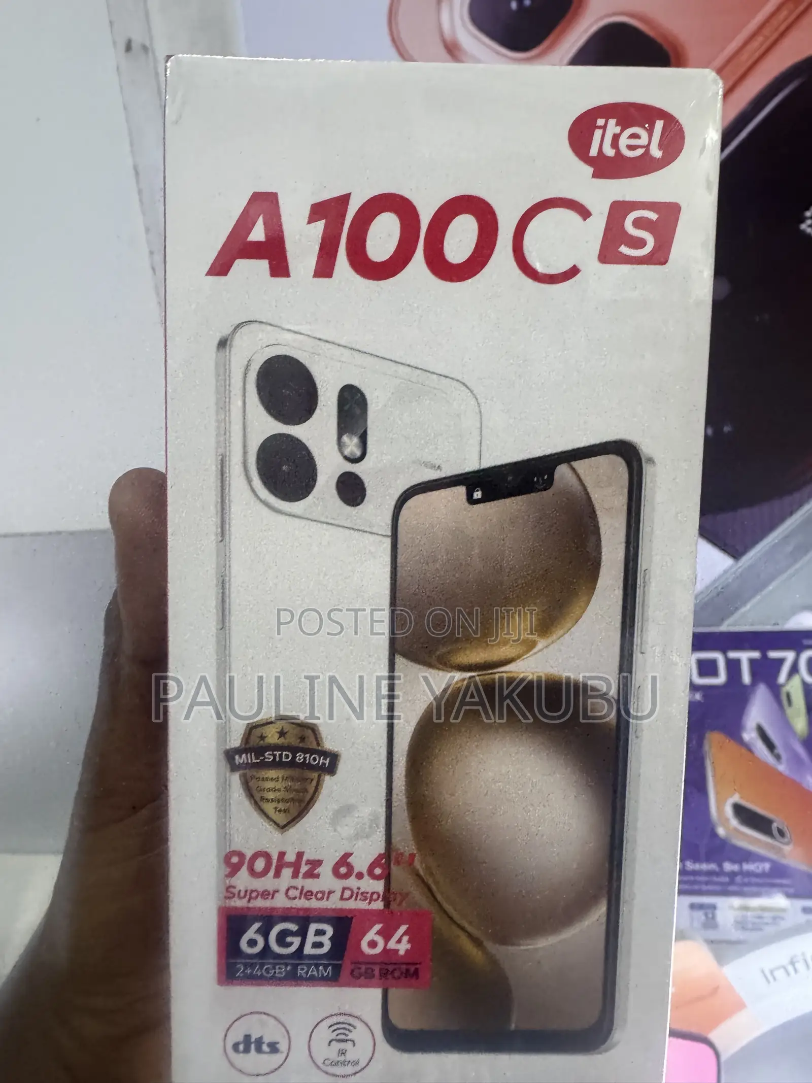 New Itel A100C 64 GB Black