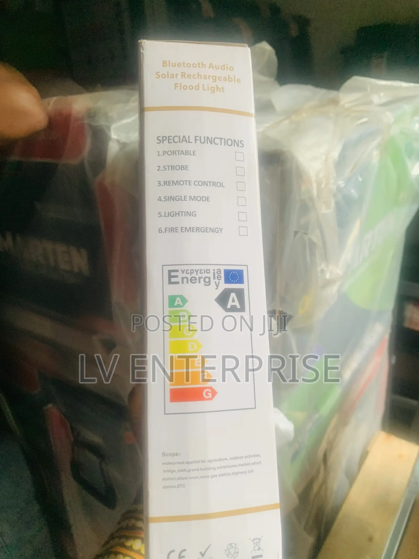Solar Rechargeable Flood Light