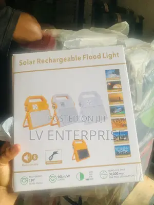 Solar Rechargeable Flood Light