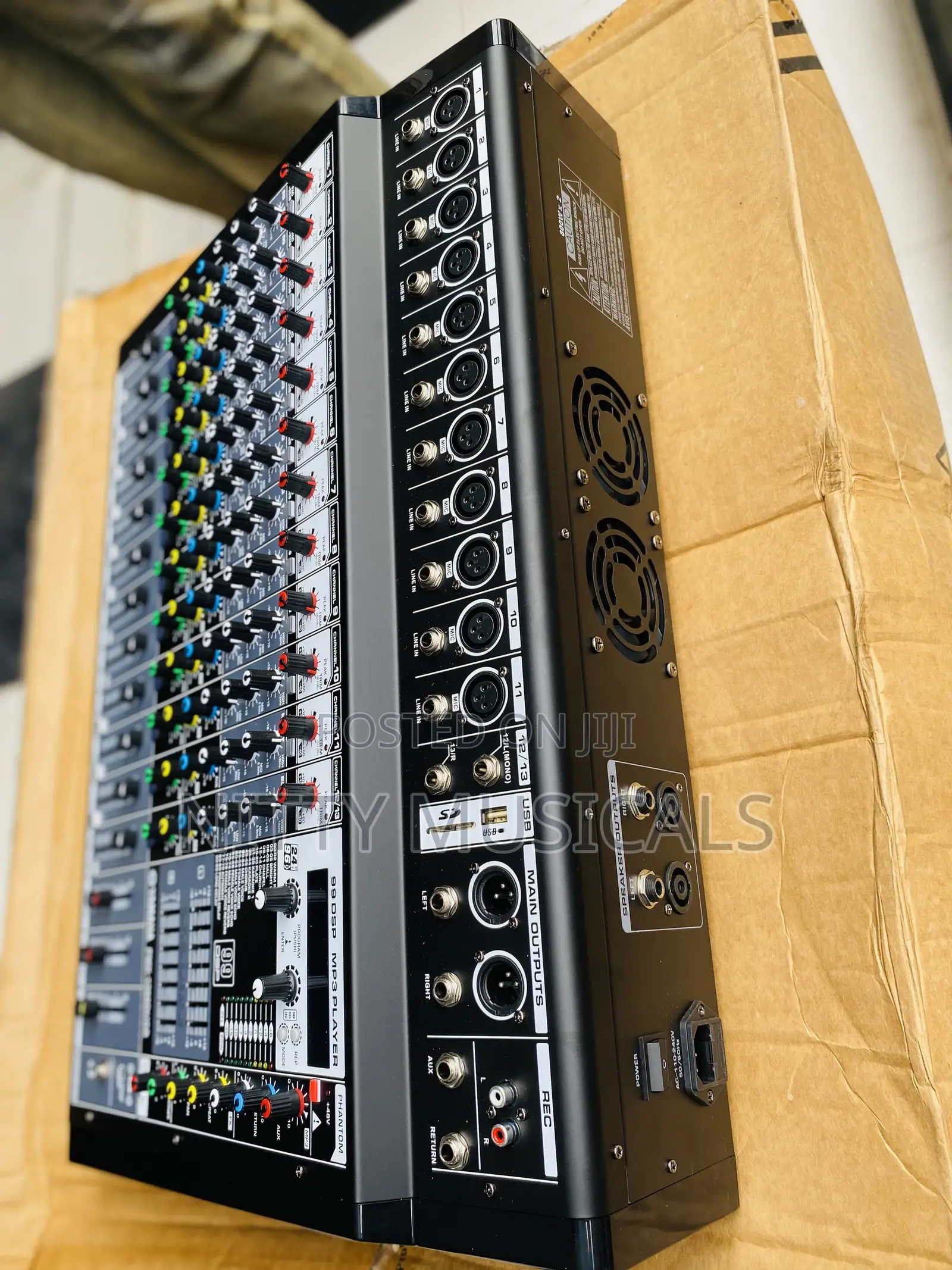 Yamaha Pmx120usb 12 Channel Powered Professional Mixer
