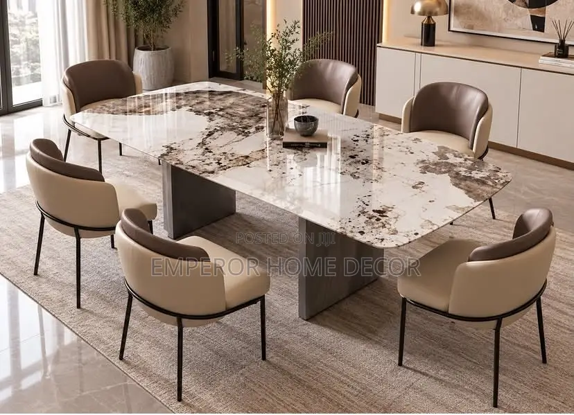 Modern 6 Seater Luxury Dining Set