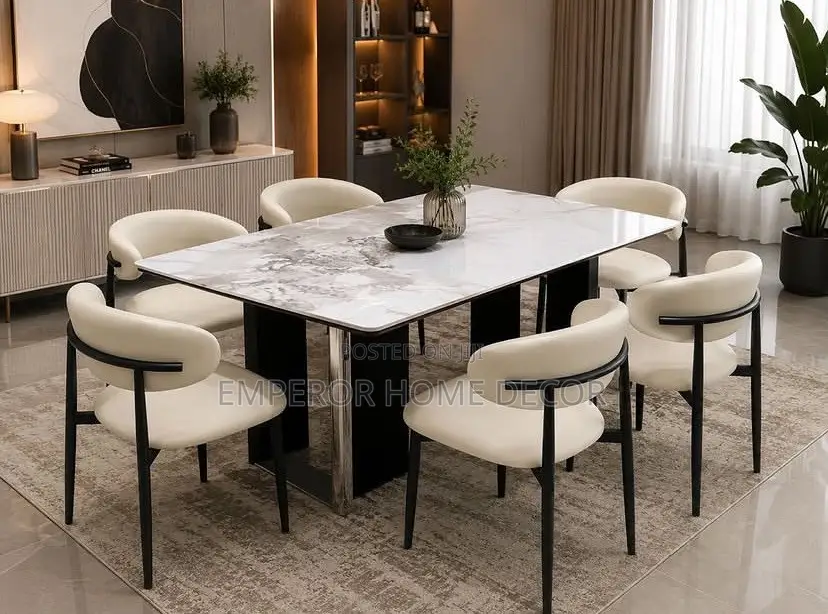 Modern 6 Seater Luxury Dining Set