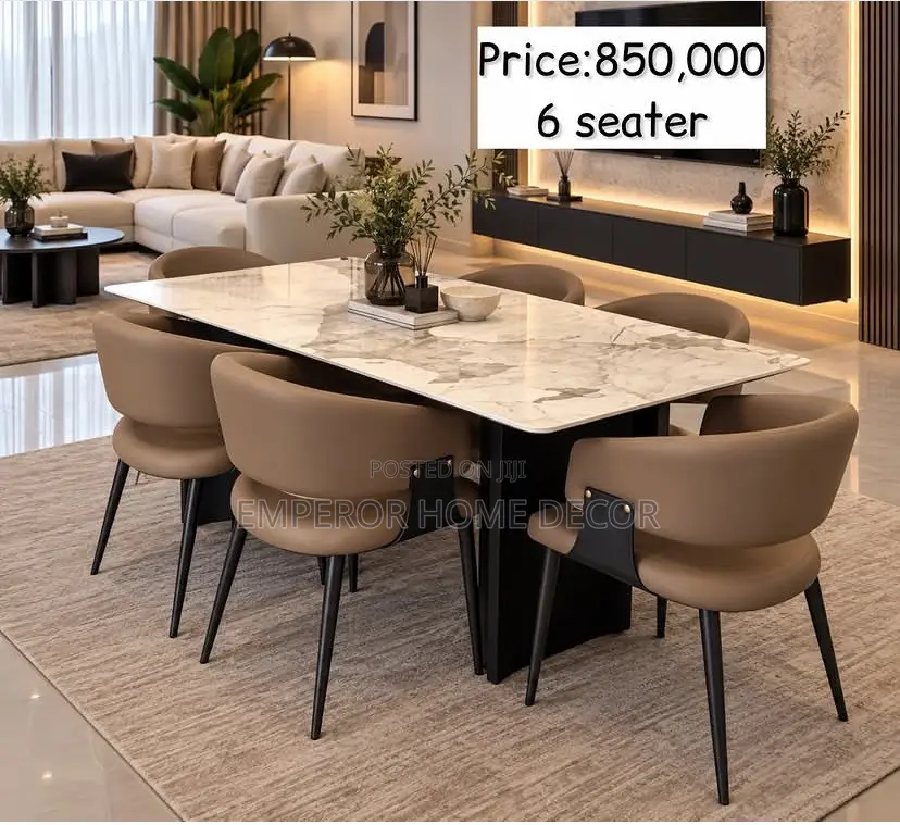 Modern 6 Seater Luxury Dining Set