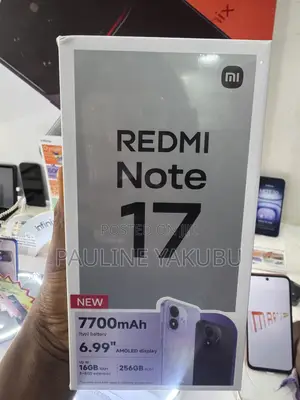 New Xiaomi Redmi Note 17 256 GB Black