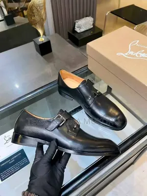 High Quality Men's Buckle Closure Flat Shoes