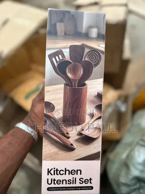 Cartoned Set of Big Cooking Wooden Spoon It’s Healthier Safer