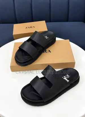 Zara Quality Luxury Men Genuine Leather Sandals