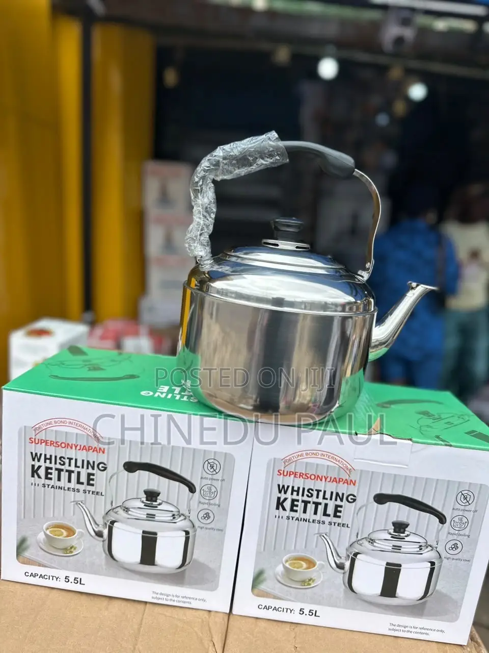5.5l Supersony Whistling Kettle