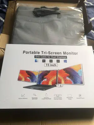 15.6-Inch Extra Large Tri-Screen Laptop Screen Extender Monitor