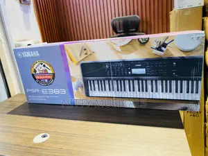 Yamaha PSR-E383 Portable Electronic Keyboard With Adapter