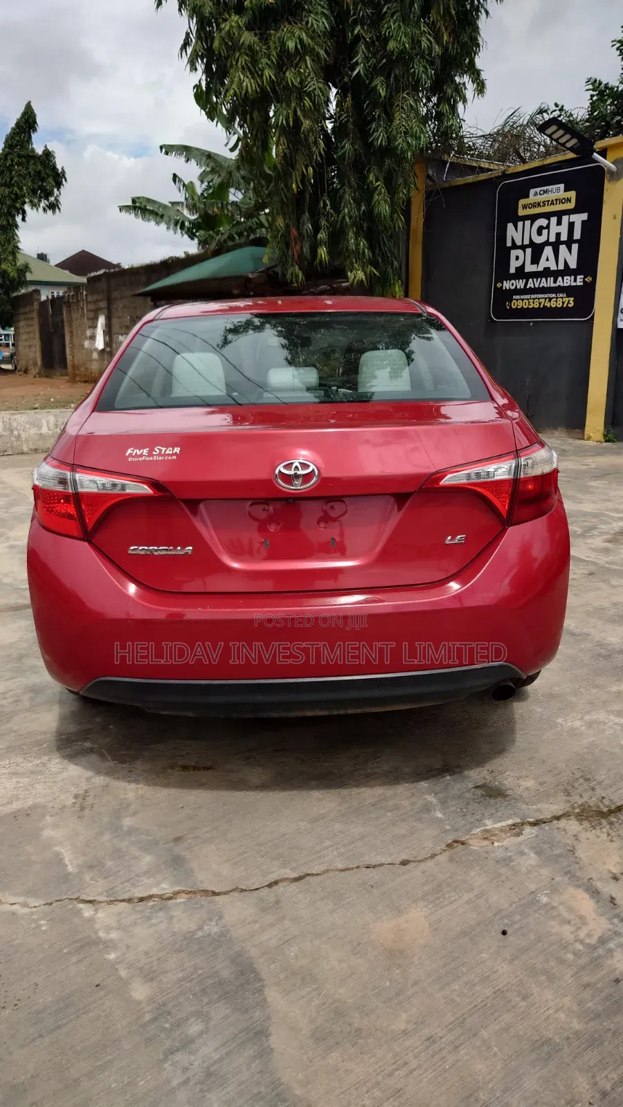 Toyota Corolla 2016 Red