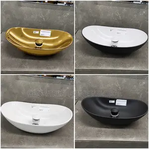 Premium Counter Top Basins in Gold, Matt Black, White (Price Varies)