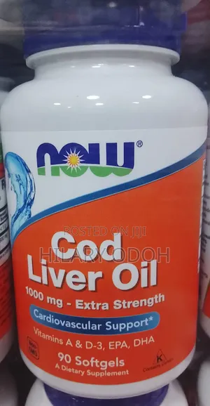 NOW Foods Cod Liver Oil, 1,000 Mg, 90 Softgels