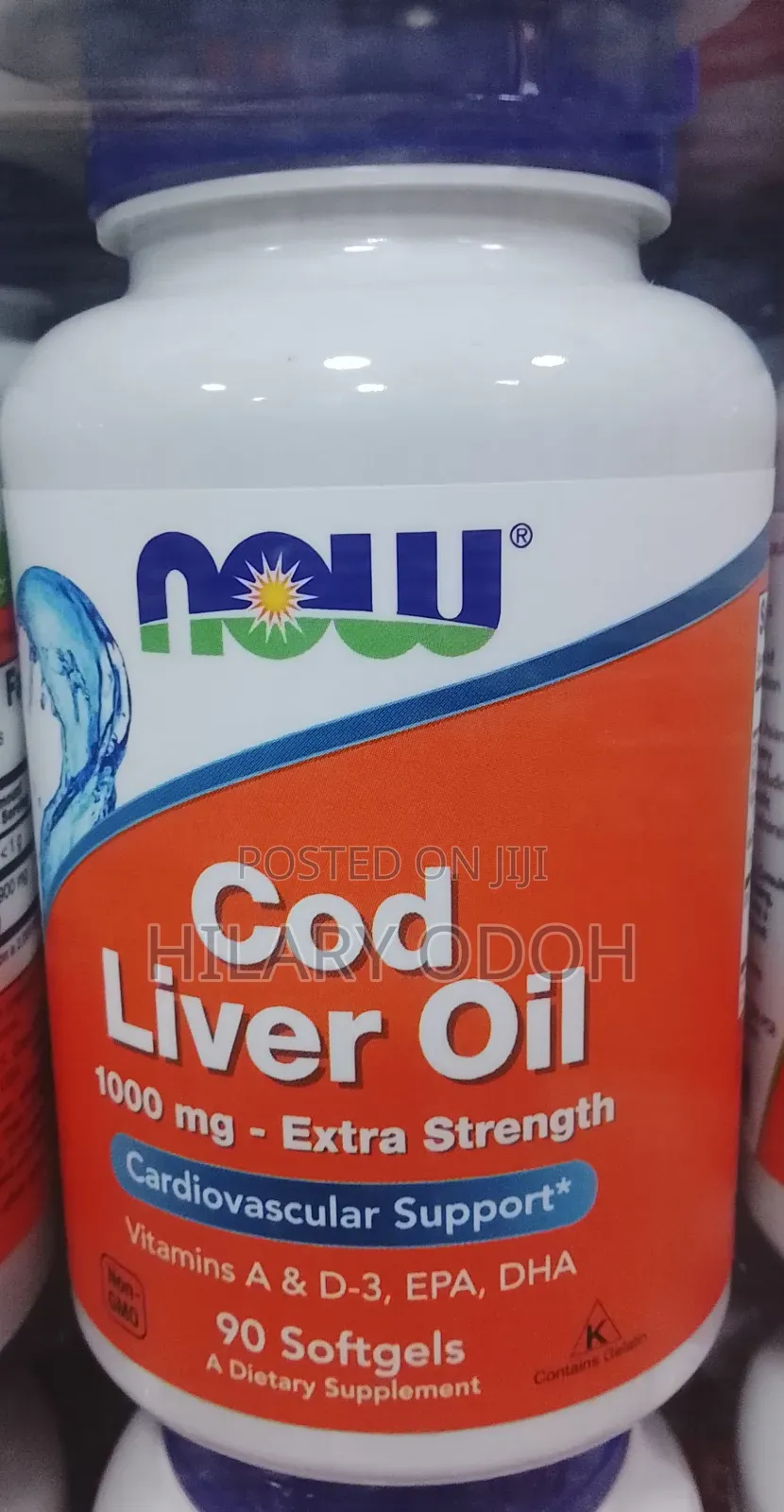 NOW Foods Cod Liver Oil, 1,000 Mg, 90 Softgels