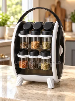18 Jar Rotating Spice Rack