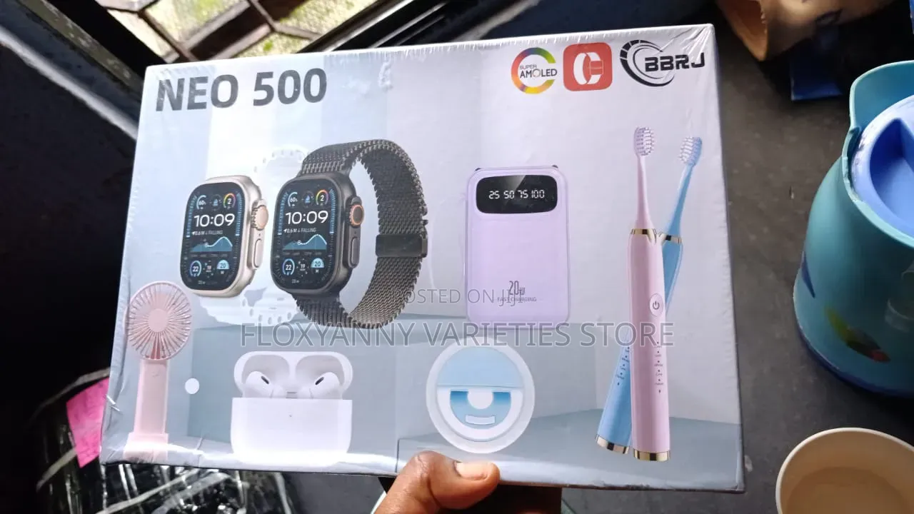 Neo 500 Gift Set Smartwatch With 2 Replaceable Strap