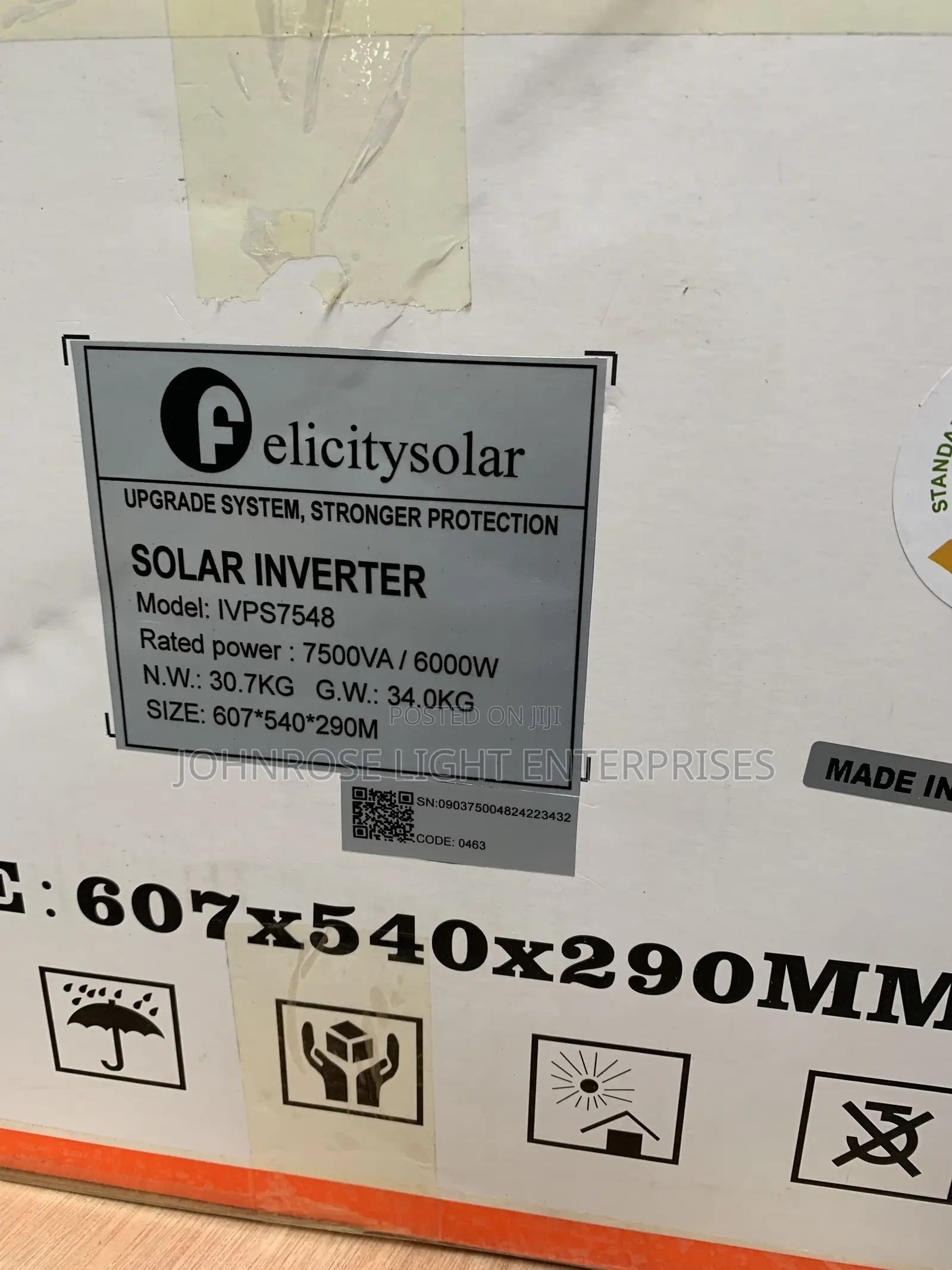 Felicity Inverter 7.5kva 48v
