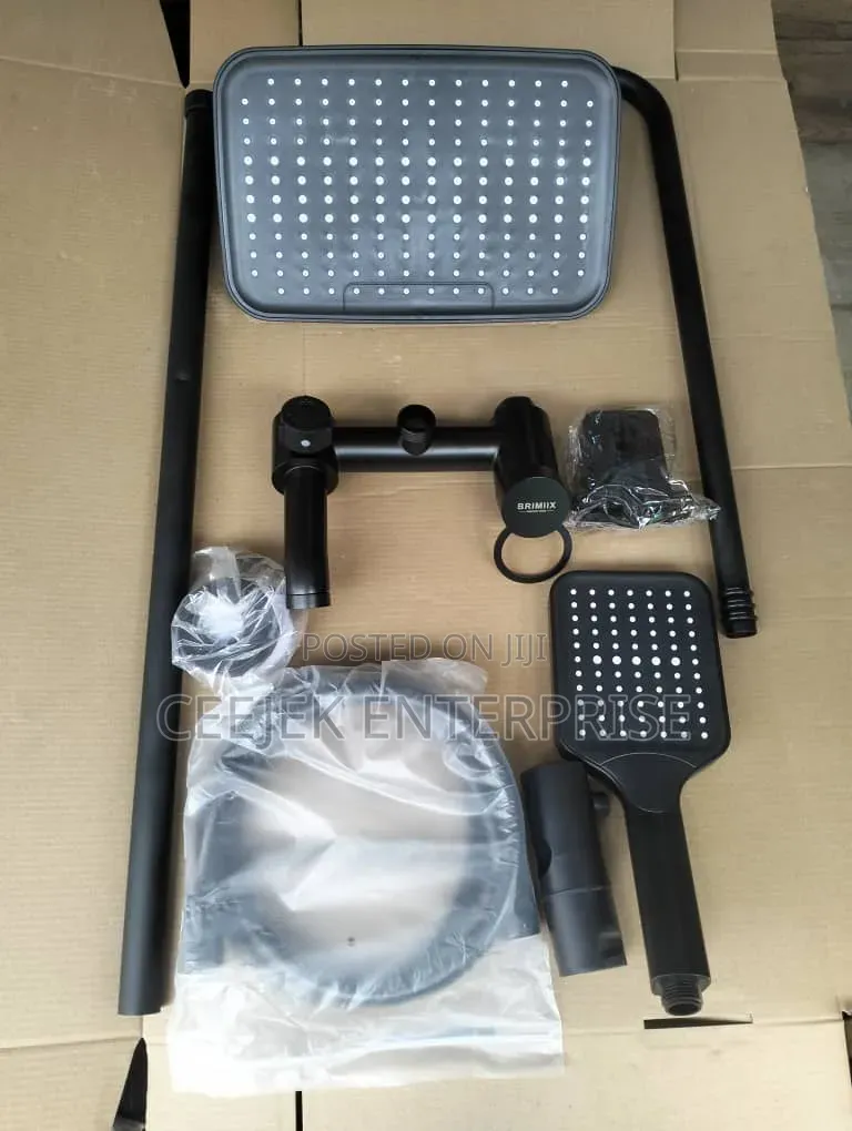 Brimix Black Shower Set