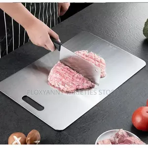 Double Sided Stainless Steel Chopping Board